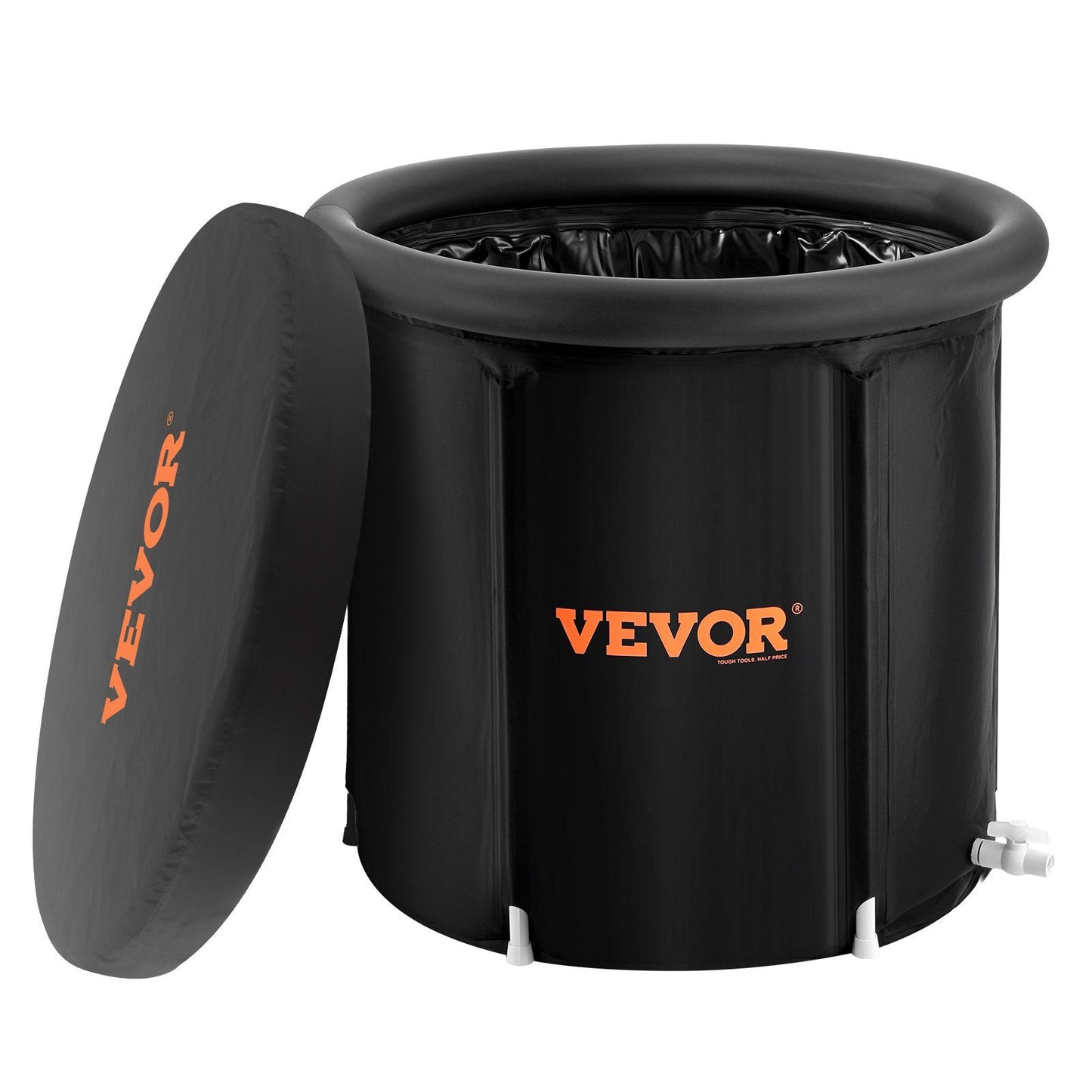 Ice bath tub portable cold plunge for recovery, 80cm inflatable tub by VEVOR.